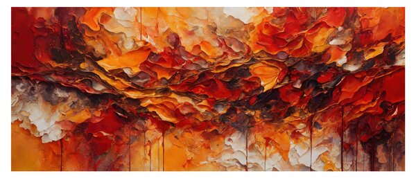Obraz - Abstrakcia (120x50 cm)