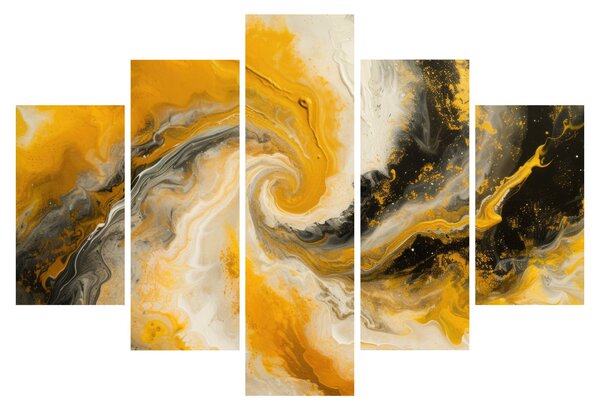 Obraz - Špirálna abstrakcia (150x105 cm)