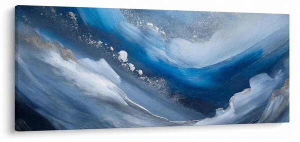 Obraz - Abstrakcia oceánu (120x50 cm)