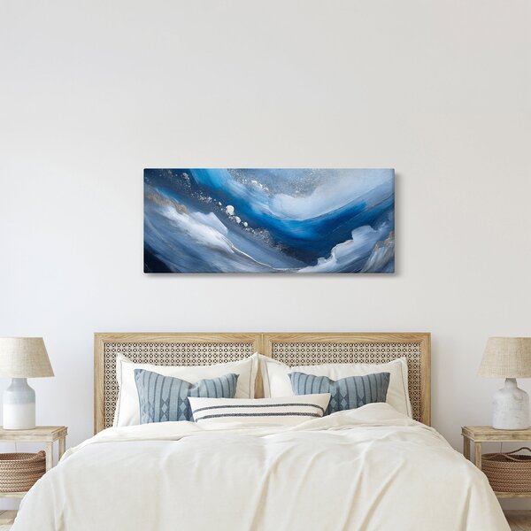 Obraz - Abstrakcia oceánu (120x50 cm)