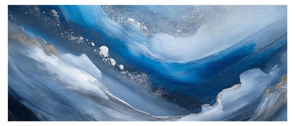 Obraz - Abstrakcia oceánu (120x50 cm)