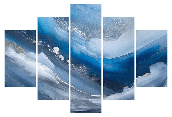Obraz - Abstrakcia oceánu (150x105 cm)