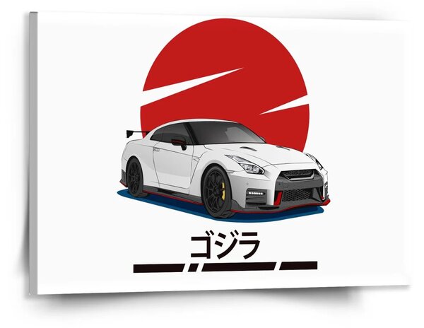 Sablio Obraz Nissan GTR 35 Japonské slnko - 150x110 cm