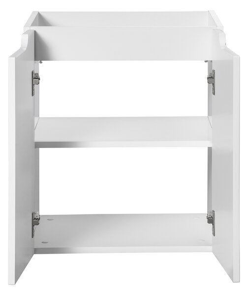 Skrinka pod umývadlo NOVA White 82-50-2D | 50 cm s dvierkami