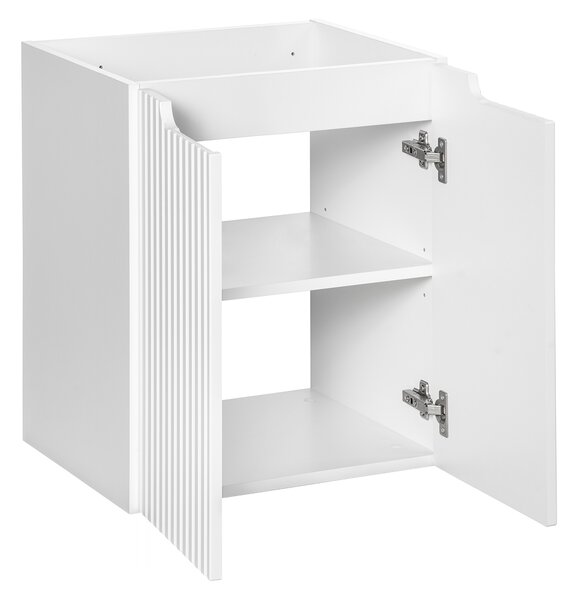 Skrinka pod umývadlo NOVA White 82-50-2D | 50 cm s dvierkami