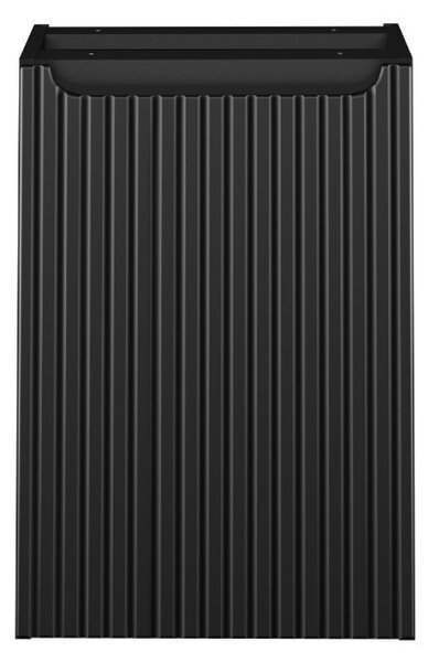 Závesná skrinka do kúpeľne NOVA Black 81-40-1DK | s košom 40 cm