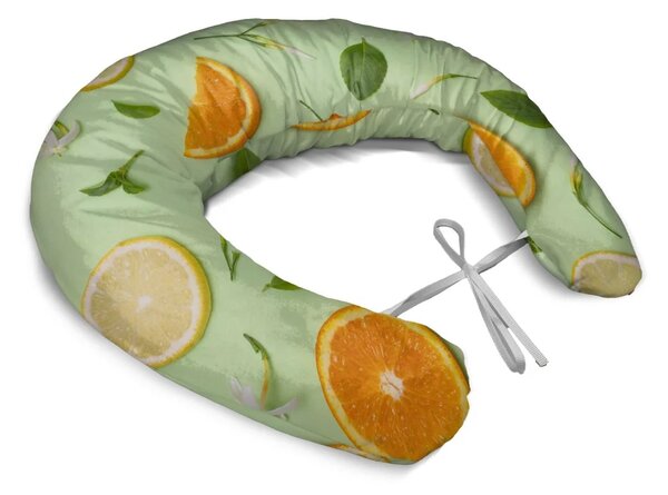 Sablio Tehotenský vankúš Citrus a kvet