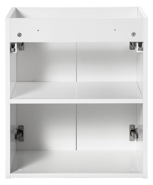 Skrinka pod umývadlo NOVA White 82-50-2D | 50 cm s dvierkami
