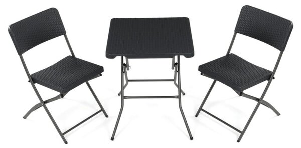 Set záhradného nábytku sivý AZS-L2161 GREY