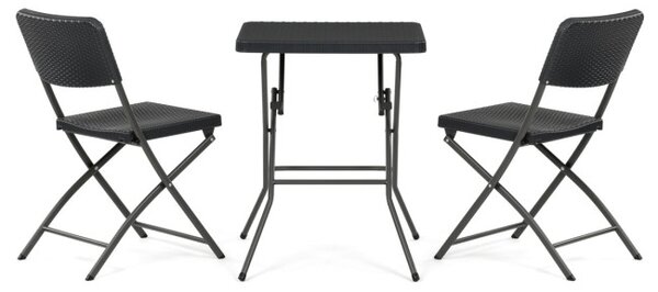 Set záhradného nábytku sivý AZS-L2161 GREY