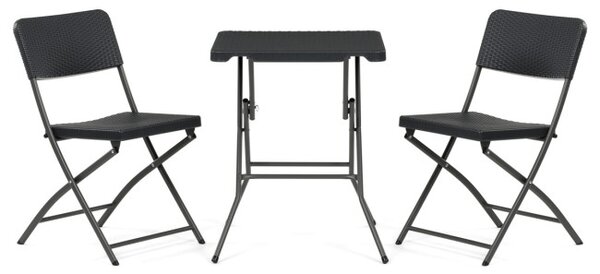 Set záhradného nábytku sivý AZS-L2161 GREY