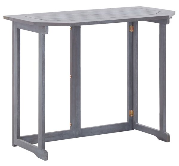 Skladací balkónový stôl 90x50x74 cm akáciový masív