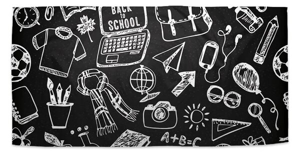 Sablio Uterák Čierno-biela škola - 30x50 cm