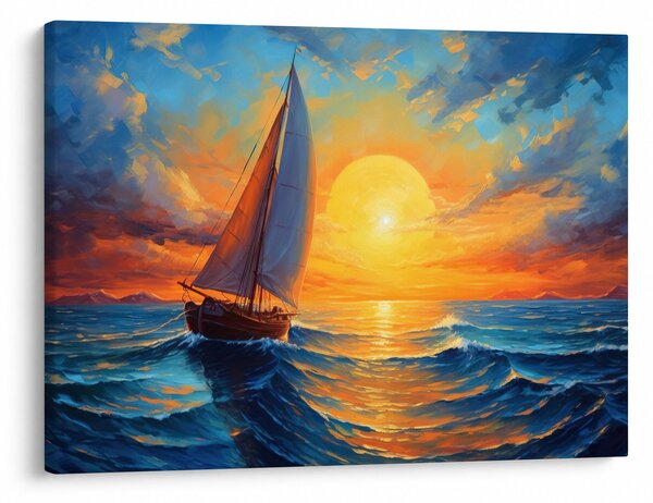 Obraz - Plachetnica (70x50 cm)