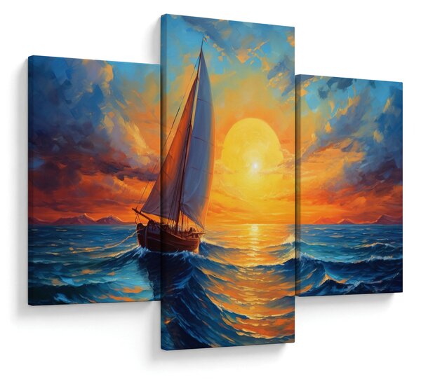 Obraz - Plachetnica (90x60 cm)