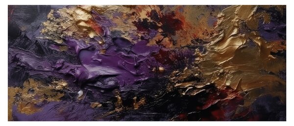Obraz - Textúrovaná abstrakcia (120x50 cm)