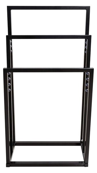 Tutumi Tutumi, 3-ramenný kovový stojan na uteráky 600x260x1000 mm 391840, čierna matná, HOM-01003