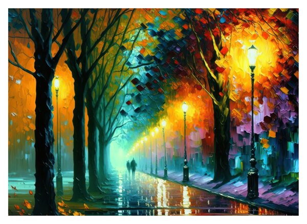 Obraz - Nočná prechádzka (70x50 cm)