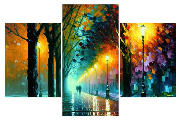 Obraz - Nočná prechádzka (90x60 cm)