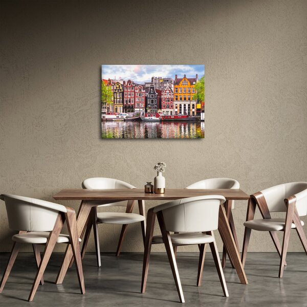 Obraz - Amsterdam, tanečné domy (70x50 cm)