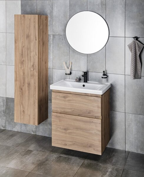 Aqualine Aqualine, ALTAIR umývadlová skrinka 52x72,5x45cm, dub emporio, AI355