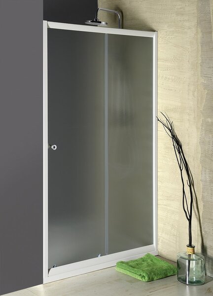 Aqualine AMADEO posuvné sprchové dvere 1100 mm, sklo Brick