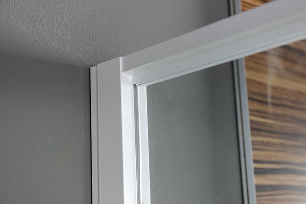Aqualine Aqualine, AMICO sprchové dvere výklopné 1040-1220x1850mm, číre sklo, G100