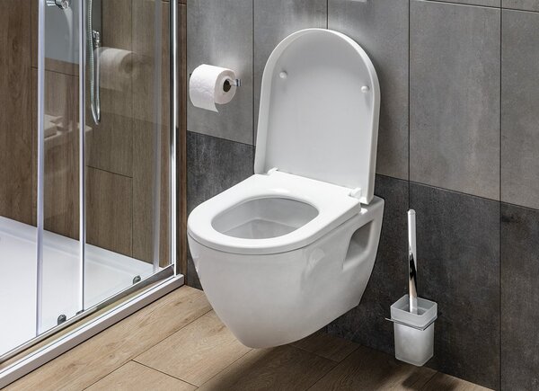 Aqualine Aqualine, DONA WC sedátko, Soft Close, biela, FD121