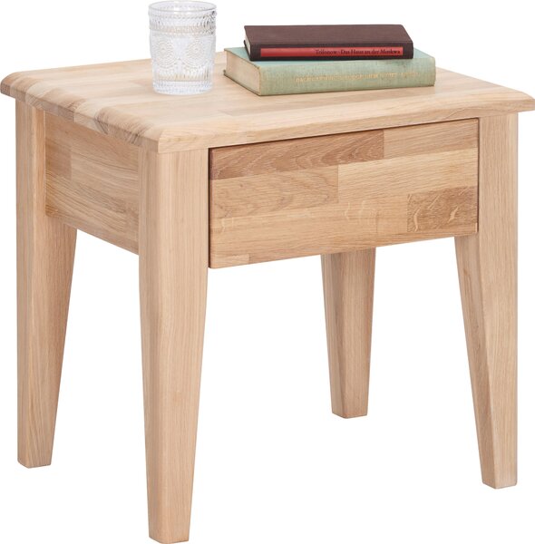 NOČNÝ STOLÍK, divoký dub, farba duba, 50/48/40 cm Linea Natura - Spálňové sety