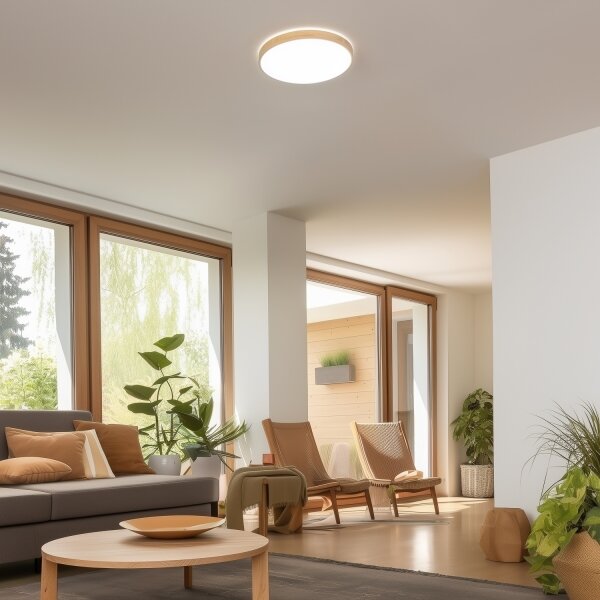 Brilagi - stmievateľné LED stropné svietidlo PINE LED/24W/230V + diaľkové ovládanie