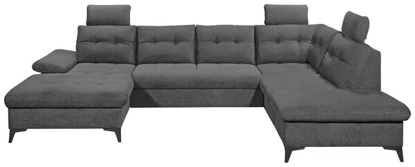 SEDACIA SÚPRAVA, textil, grafitová MID.YOU - Sedačky, Online Only
