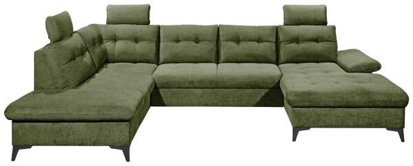 SEDACIA SÚPRAVA, textil, olivovozelená MID.YOU - Sedačky, Online Only