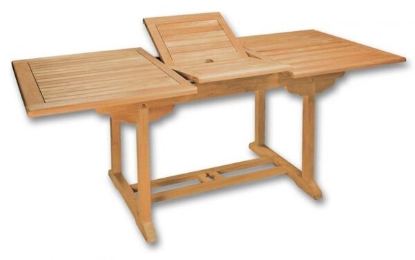 Rozkladací stôl GENTLE 76x150-200x90cm, teak