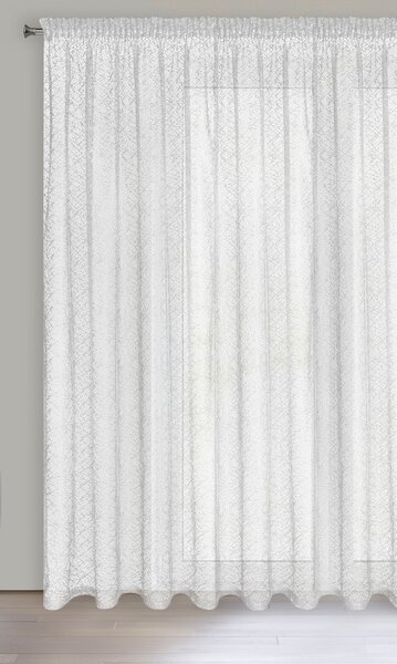ZÁCLONA NA PÁSKE AMANDA 300X270 CM BIELA