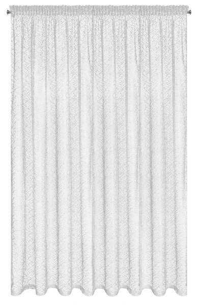 ZÁCLONA NA PÁSKE AMANDA 300X270 CM BIELA