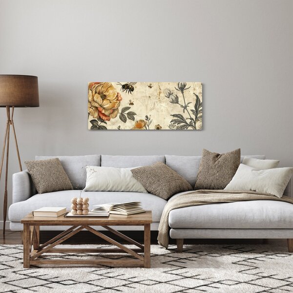 Obraz - Včelia lúka (120x50 cm)