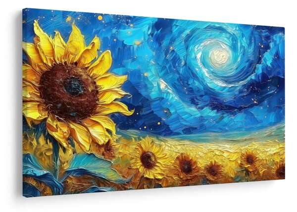 Obraz - Maľba slnečníc (90x60 cm)