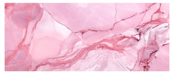 Obraz - Ružový mramor (120x50 cm)