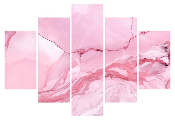 Obraz - Ružový mramor (150x105 cm)