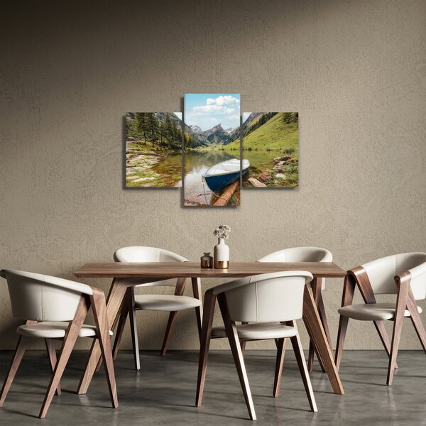 Obraz - Seealpsee, jazero Švajčiarska (90x60 cm)