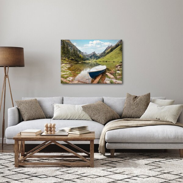 Obraz - Seealpsee, jazero Švajčiarska (70x50 cm)