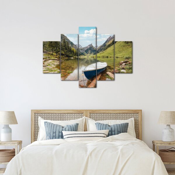 Obraz - Seealpsee, jazero Švajčiarska (150x105 cm)