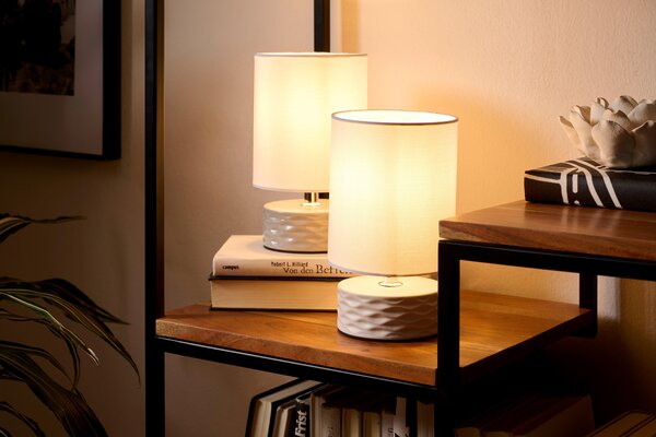 STOLNÁ LAMPA, E14, 12/19,5 cm Novel - Interiérové svietidlá