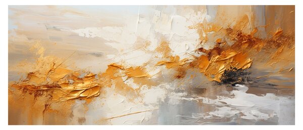 Obraz - Zlatá textúra (120x50 cm)