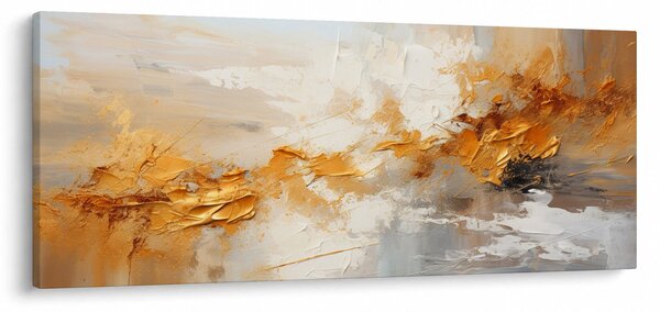 Obraz - Zlatá textúra (120x50 cm)
