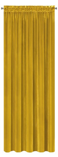 ZATEMŇOVACÍ ZÁVES NA PÁSKE SAMANTA 140X270 CM HORČICOVÁ