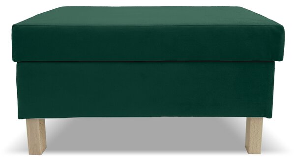 Taburet LUMI 60x28 s úložným priestorom - zelený - ITAKA 10