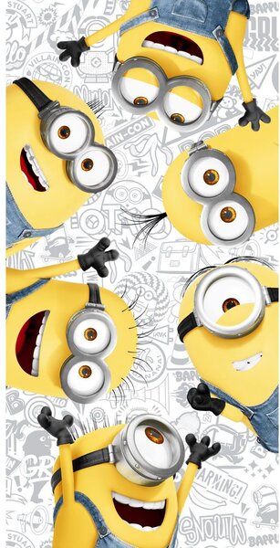 Jerry Fabrics Detská osuška s potlačou - Macko Pú - Smile | 70 x 140 cm