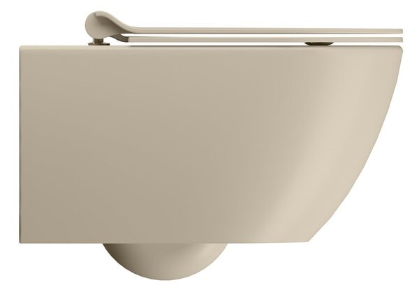 GSI GSI, PURA závesná WC misa, Swirlflush, 36x55cm, creta dual-mat, 881508