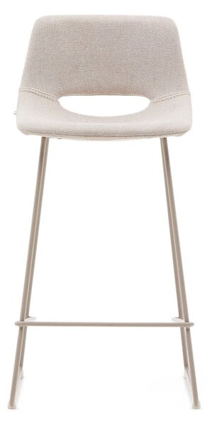 Béžová barová stolička (výška sedadla 65 cm) Zahara – Kave Home